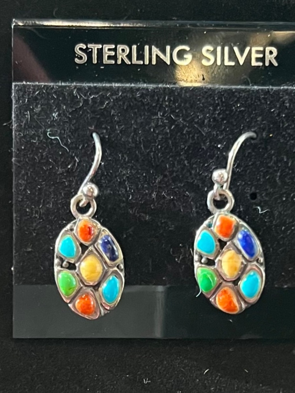 Barse multi colored earrings